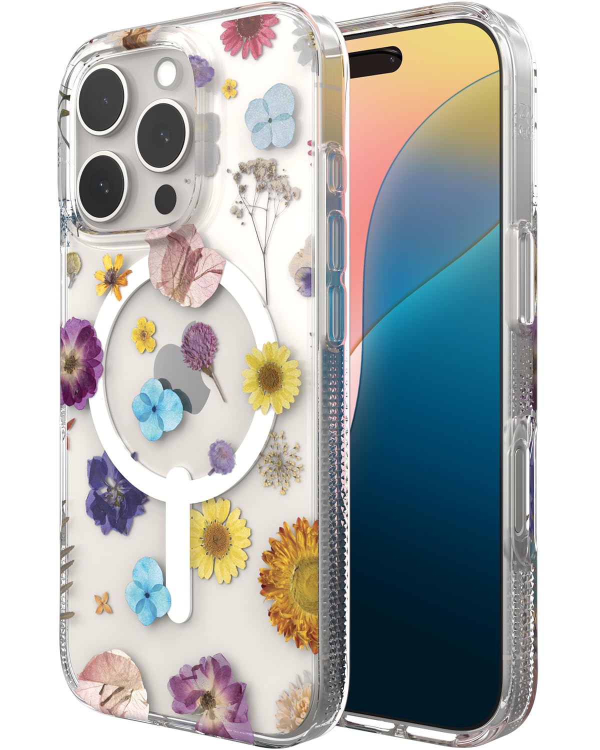 ★fleur...オーダー受付中☺︎★GPSケースフローティングフローラP Amazon.com: ZAGG Milan Snap Case for iPhone 16 Pro - Floral Design